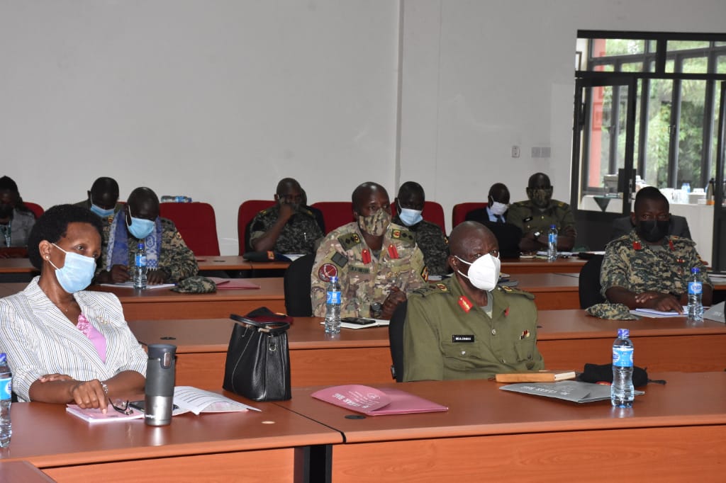 UPDF officers during training