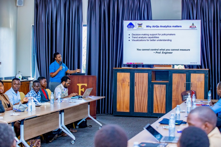 The training included visits to Kampala's air quality monitoring sites, providing participants with a first-hand look at the city's pollution sources and ongoing efforts to combat them.