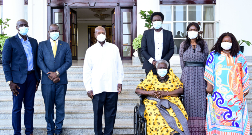 President Yoweri Museveni met with the family of the late Bazilio Olara-Okello