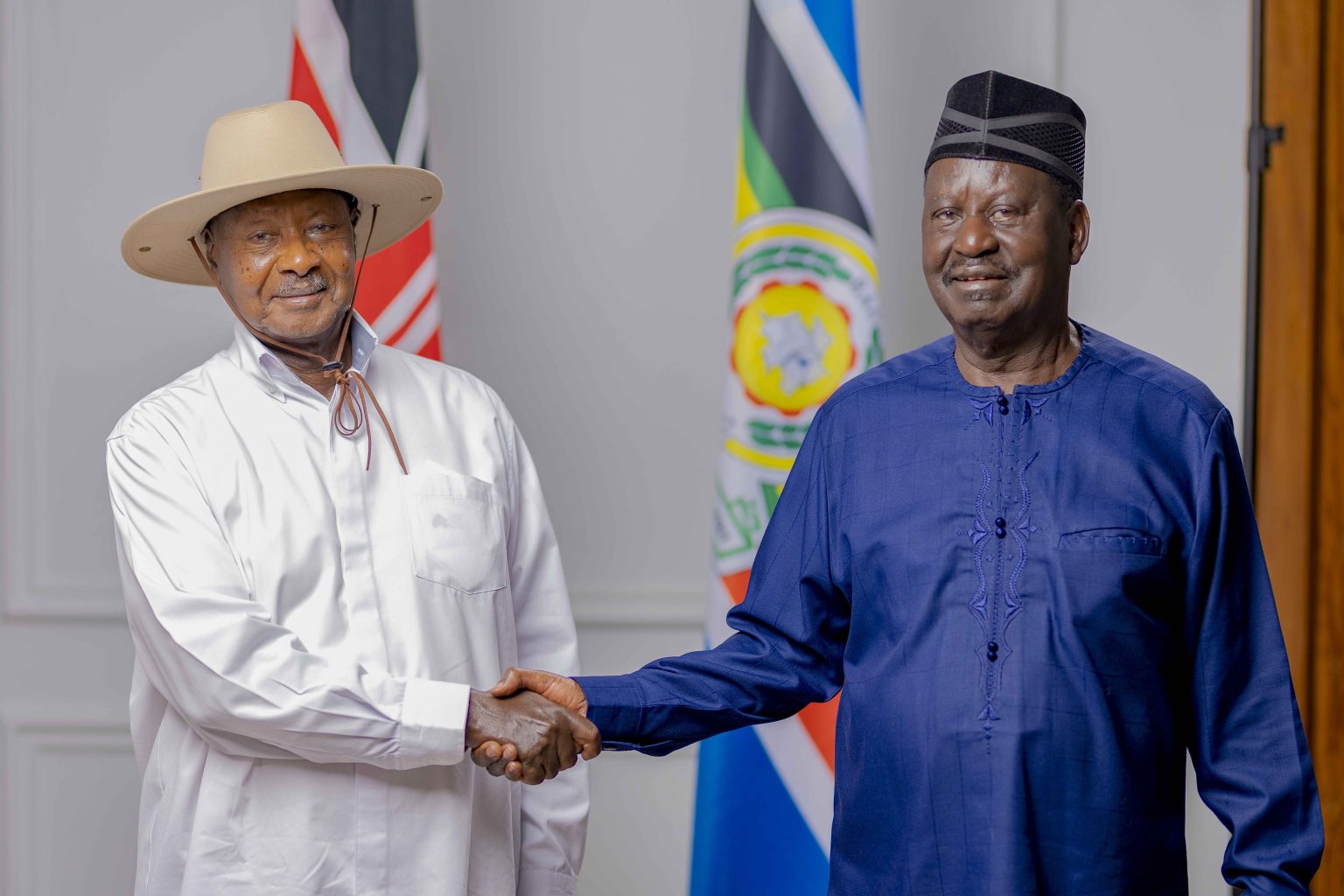 President Yoweri Kaguta Museveni attended the official launch of Rt. Hon. Raila Odinga’s candidacy for the African Union Commission