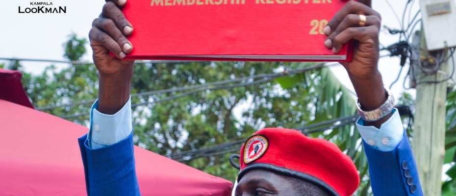 Bobi Wine has been accused of hijacking UPC's red colour