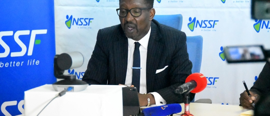 NSSF managing director Richard Byarugaba 