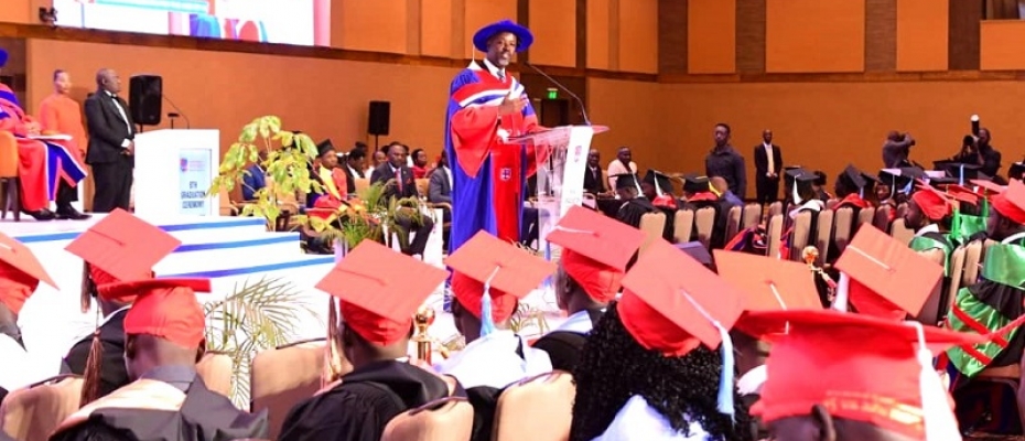 Thomas Tayebwa preaches innovation at Victoria University graduation RESIZED