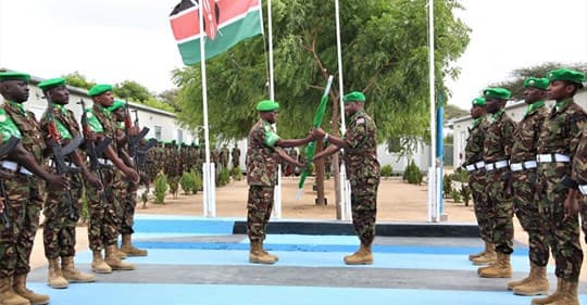 New AMISOM Kenyan Contingent Commander Assumes Office 
