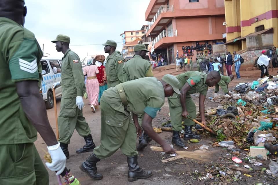 39th Tarehe Sita: Army Cleans Jinja Town