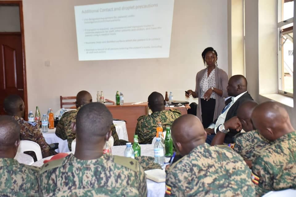 UPDF Medics Trained on Coronavirus Prevention and Management 