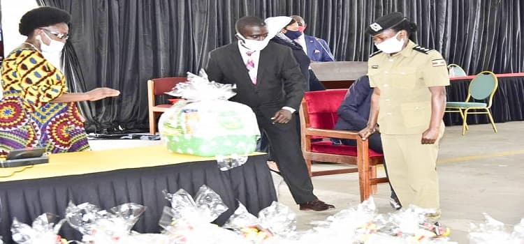 Speaker Kadaga Gifts Muslim Fraternity at Parliament 