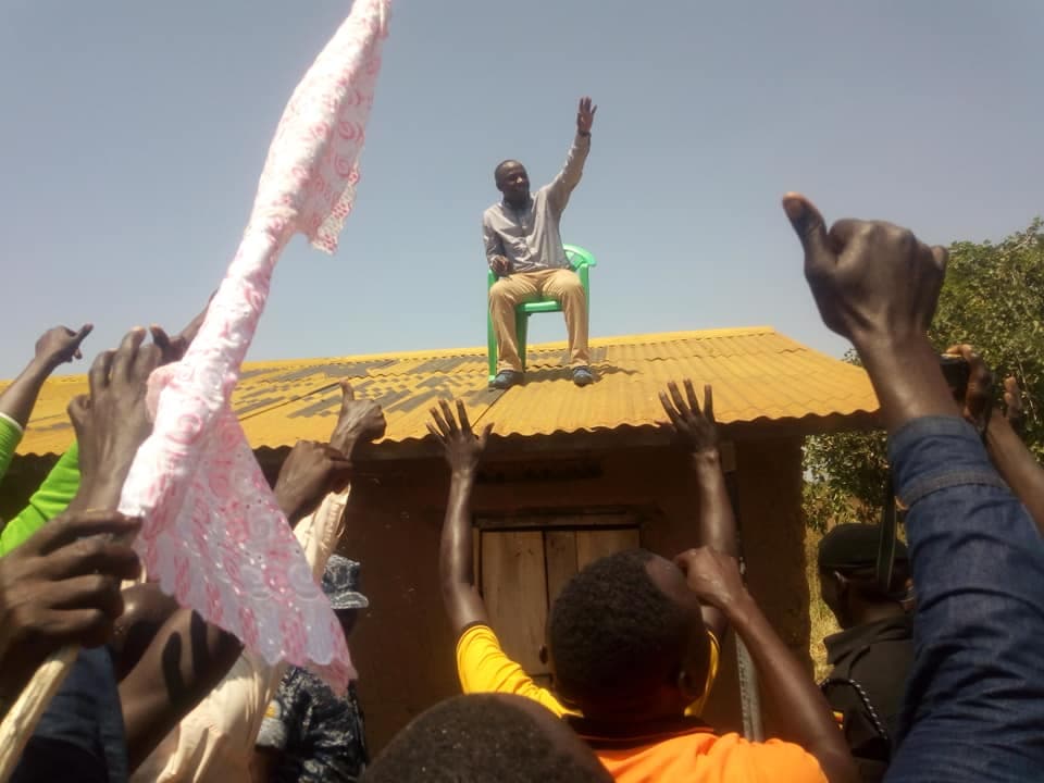 Minister Ogwang Lifted Rooftop High, Given Bulls by Excited Constituents