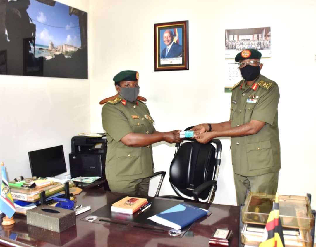 Brig Karemire Hands over UPDF Spokesperson Office
