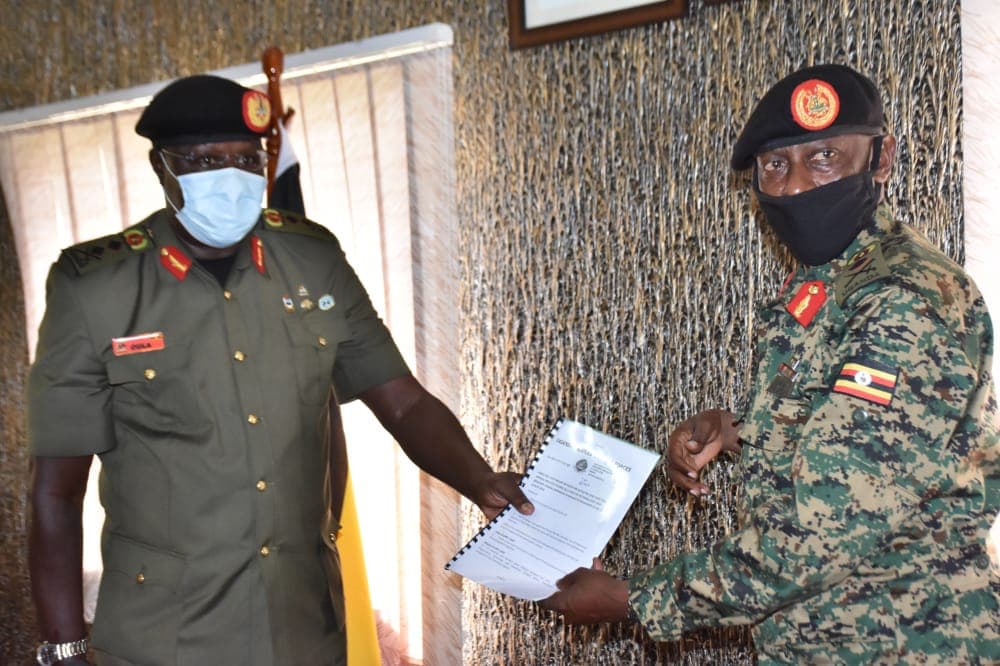 Brig. Gen. Emmanuel Rwashande takes over from Maj. Gen. Olula at UPDF's CIMIC