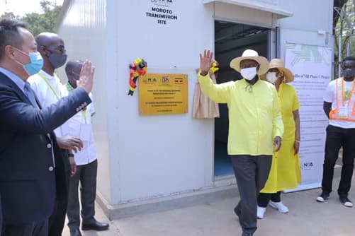 Museveni Commissions Phase Four of the National Backbone Infrastructure