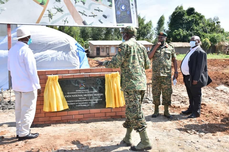 UPDF starts construction of national military museum