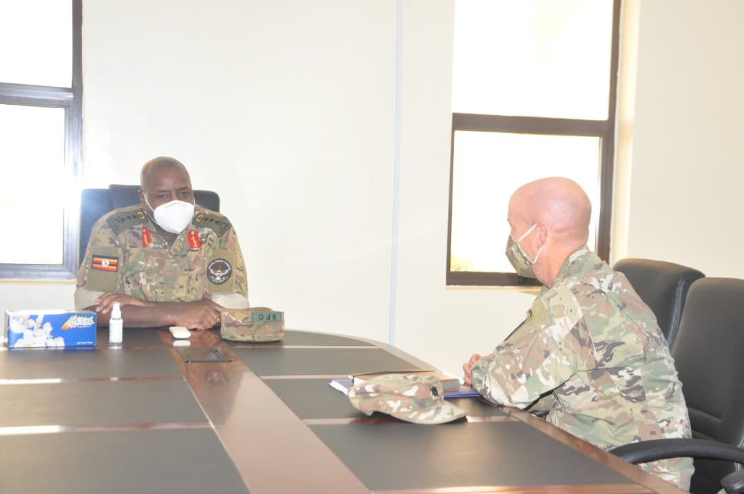 Gen Kainerugaba, US Defense Attaché Pledge to Strengthen Military Links