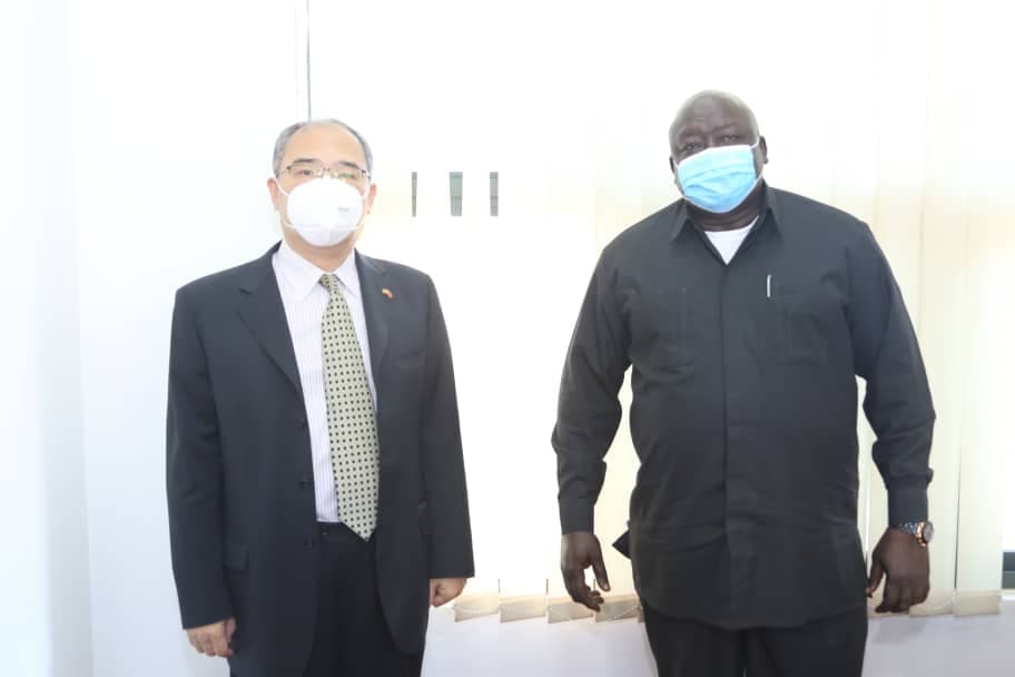 Chinese Outgoing Ambassador Bids Farwell to Minister Okello Oryem