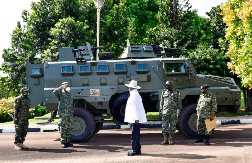 President Museveni Commissions UPDF's Fighting Vehicle