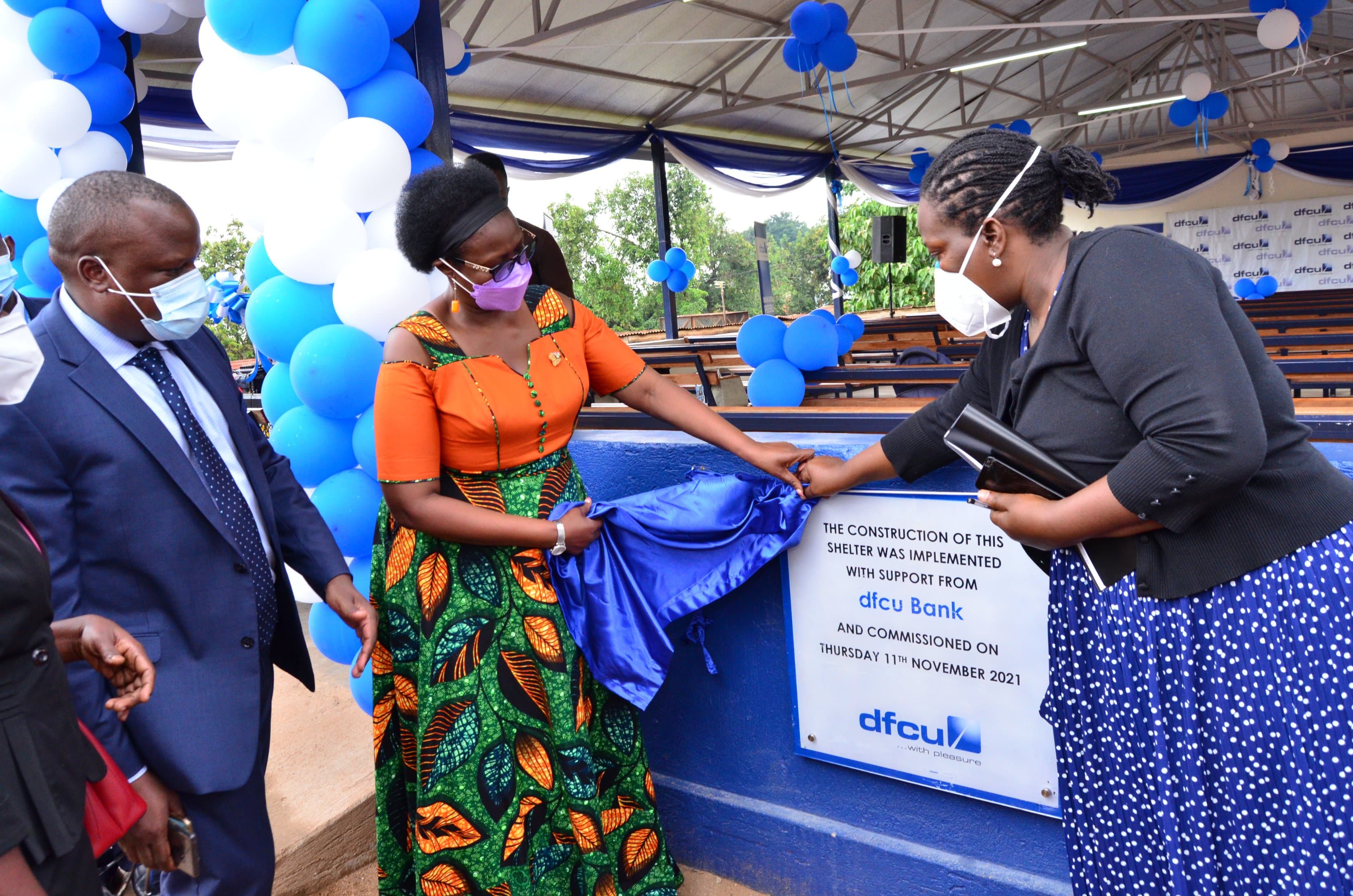 Dfcu Bank Hands Over Patient Shade, Kids' Play Area to Uganda Cancer Institute