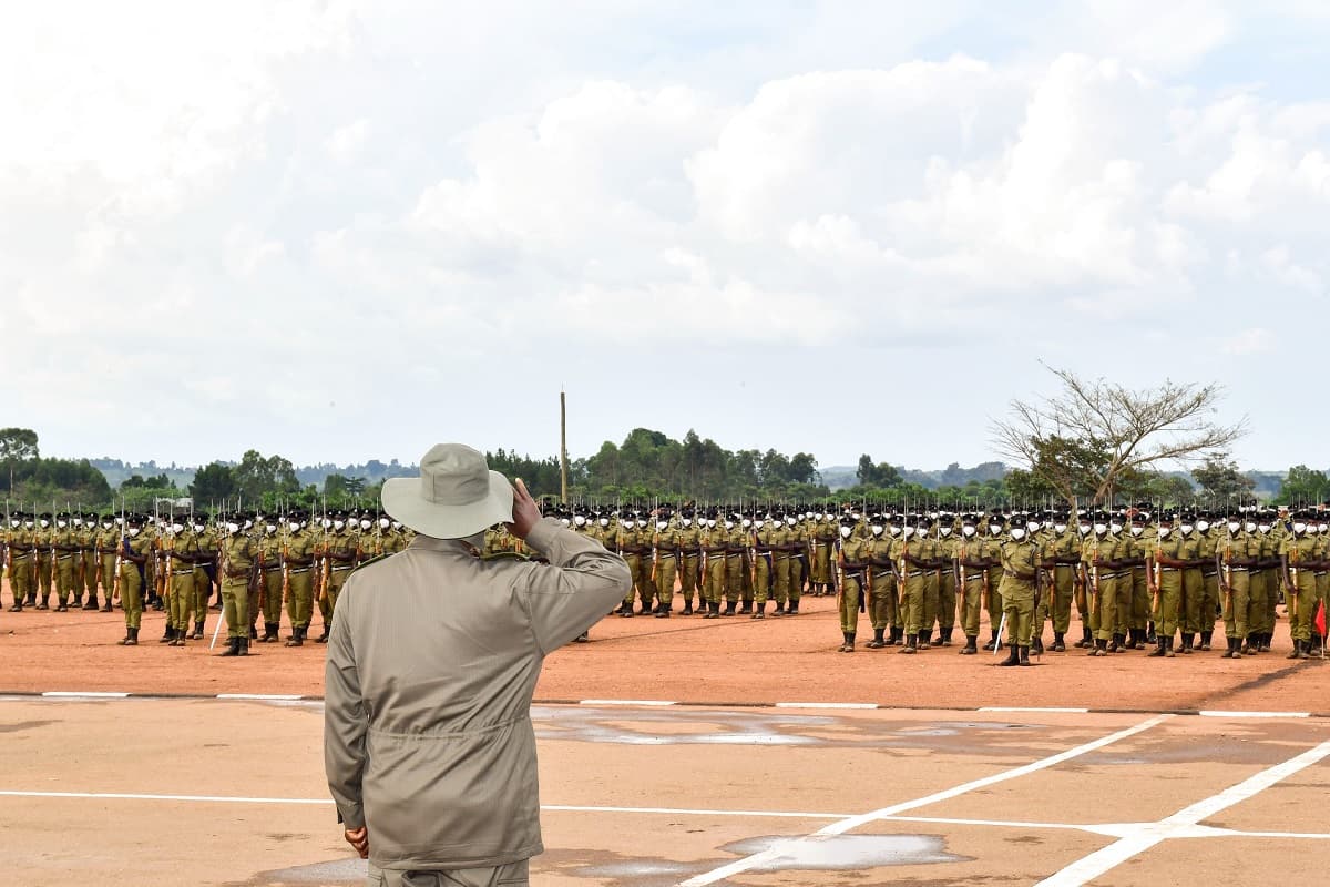 Museveni to Police Constables: Avoid Career Shortcuts