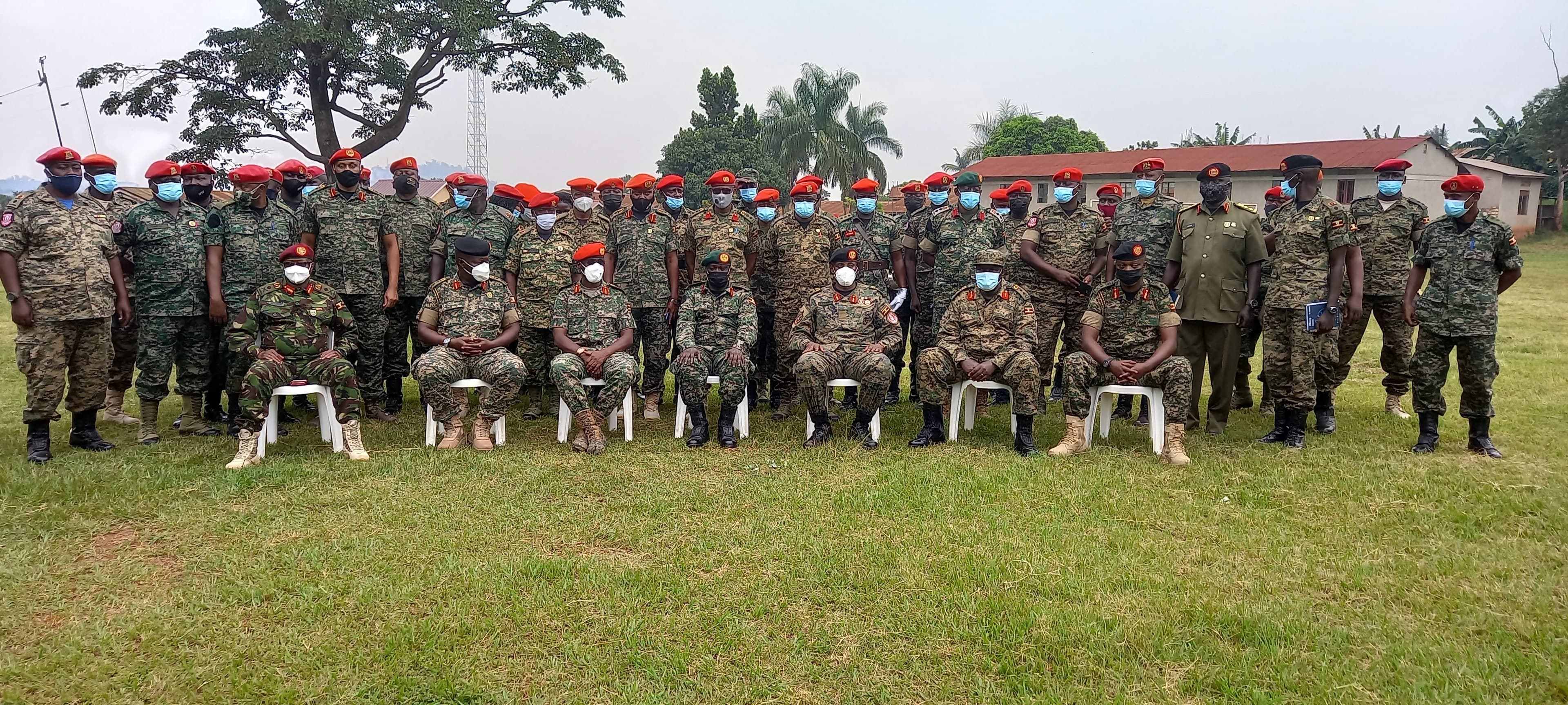 Brig Katungi Hands over Military Police Command to Gen Don Nabasa