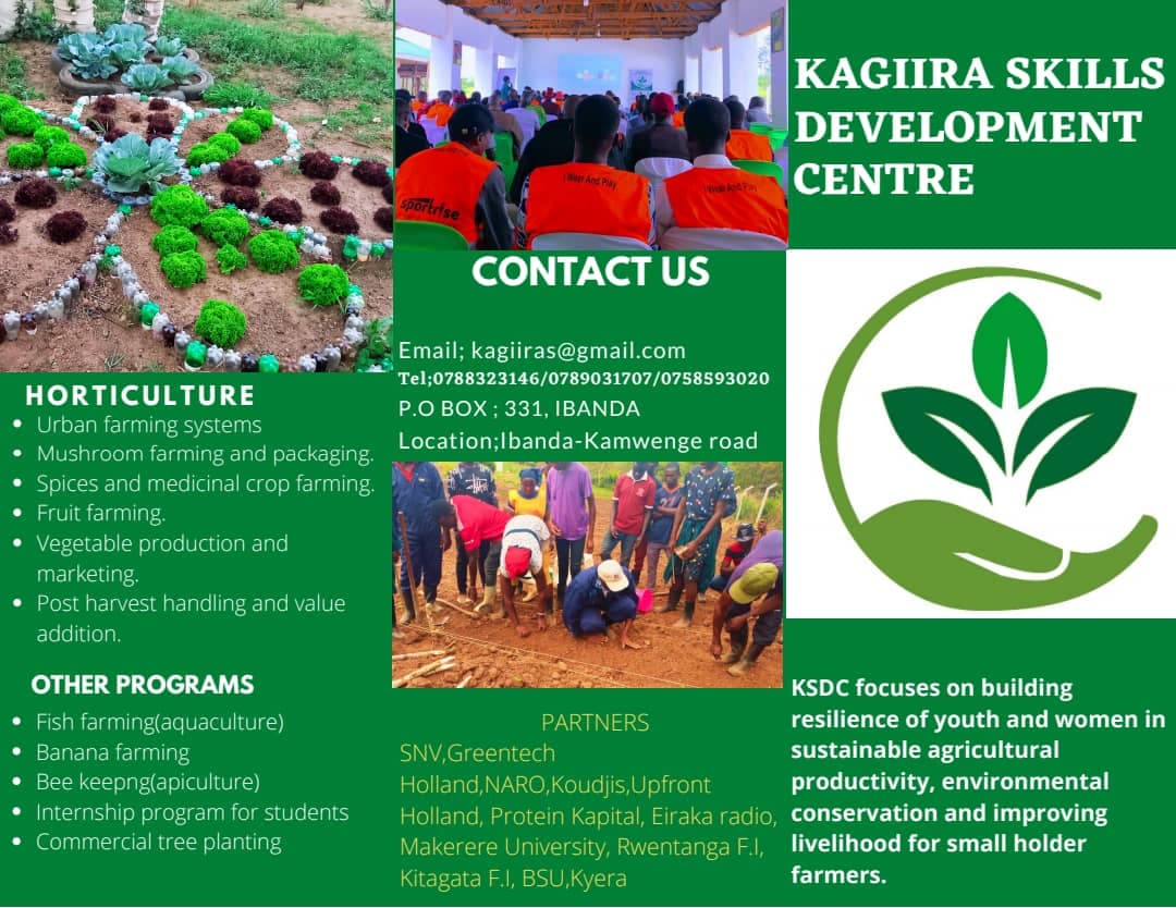 Kagiira Skills Development Centre to boost Modernisation of Agriculture 