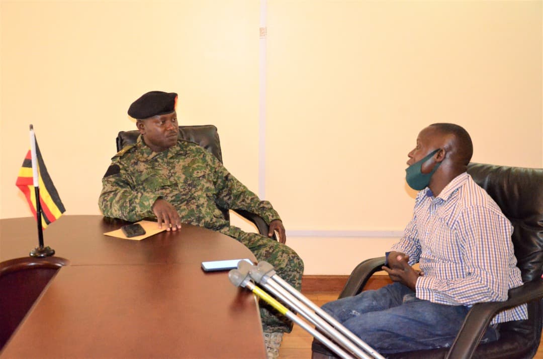 Man Disabled During 2010 Campaigns Catches Gen Kainerugaba's Attention