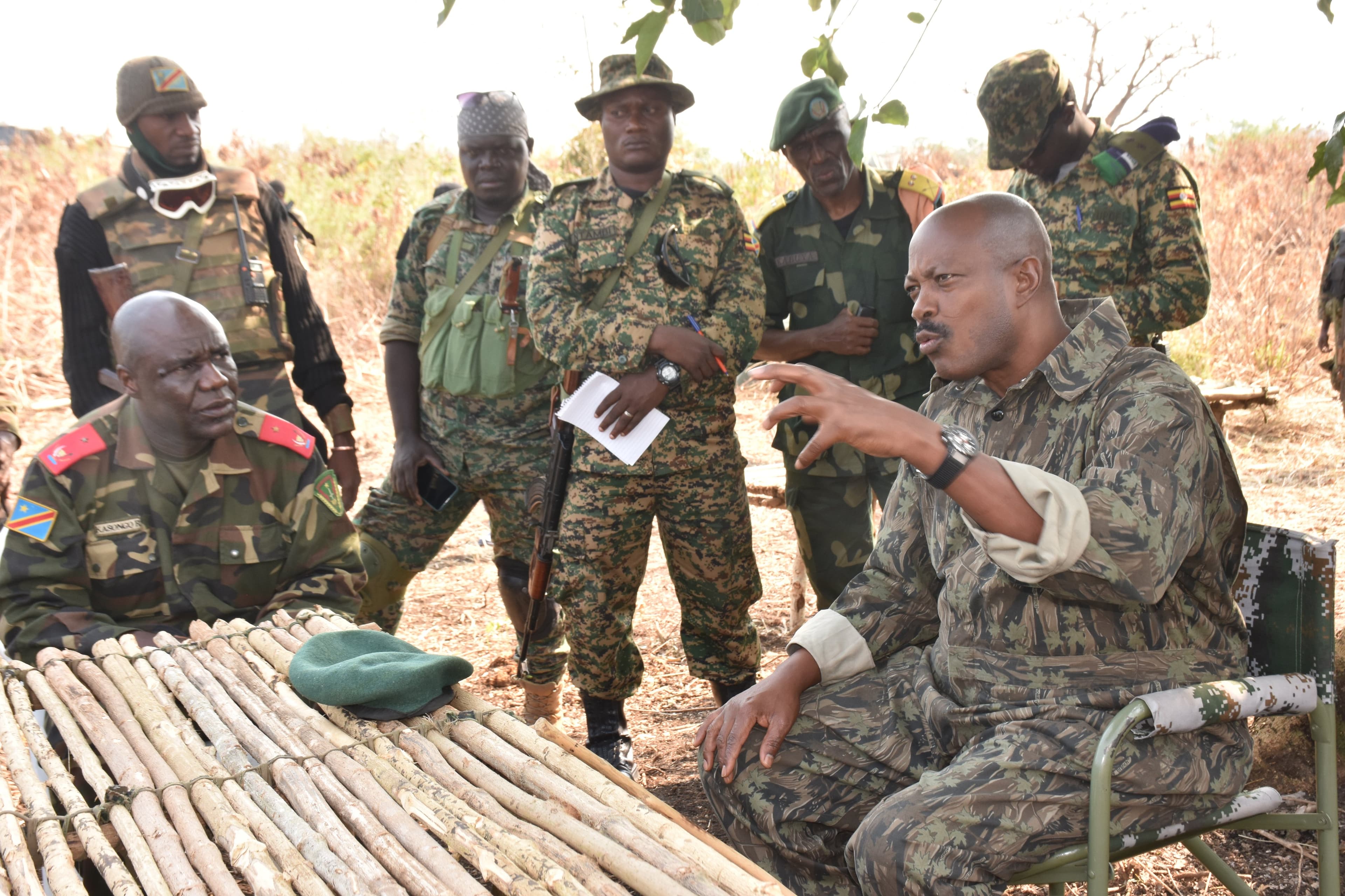 Operation Shujaa: Gen Muhanga Visits Troops who Captured Boga Airfield 