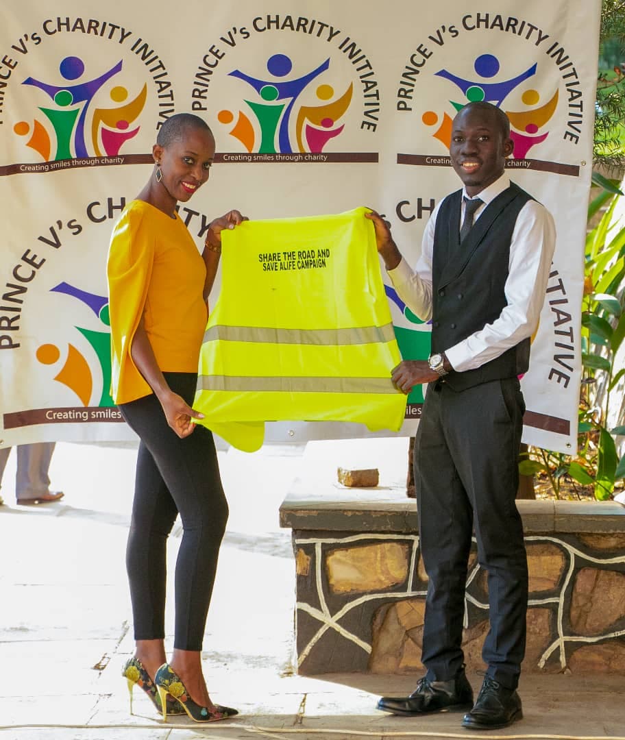 Prince V's Charity Supports Boda Riders in New Road Safety Campaign