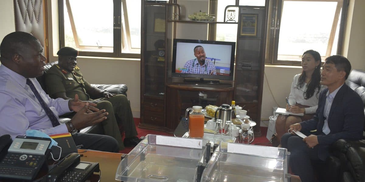 Defence Minister Meets South Korean Defence Attaché to Uganda