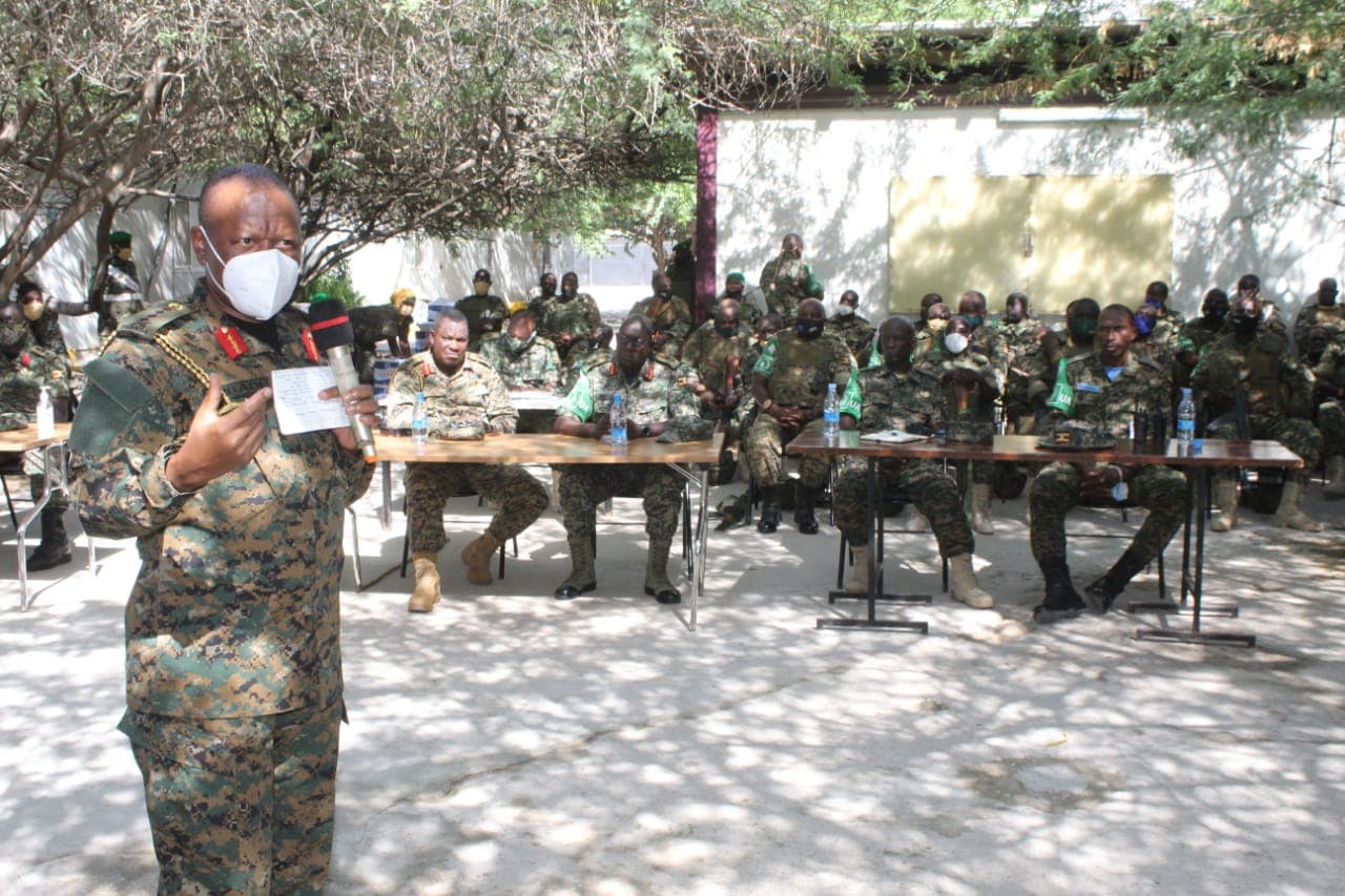 Mbadi to UPDF Troops in Somalia: Continue Exhibiting Maximum Discipline