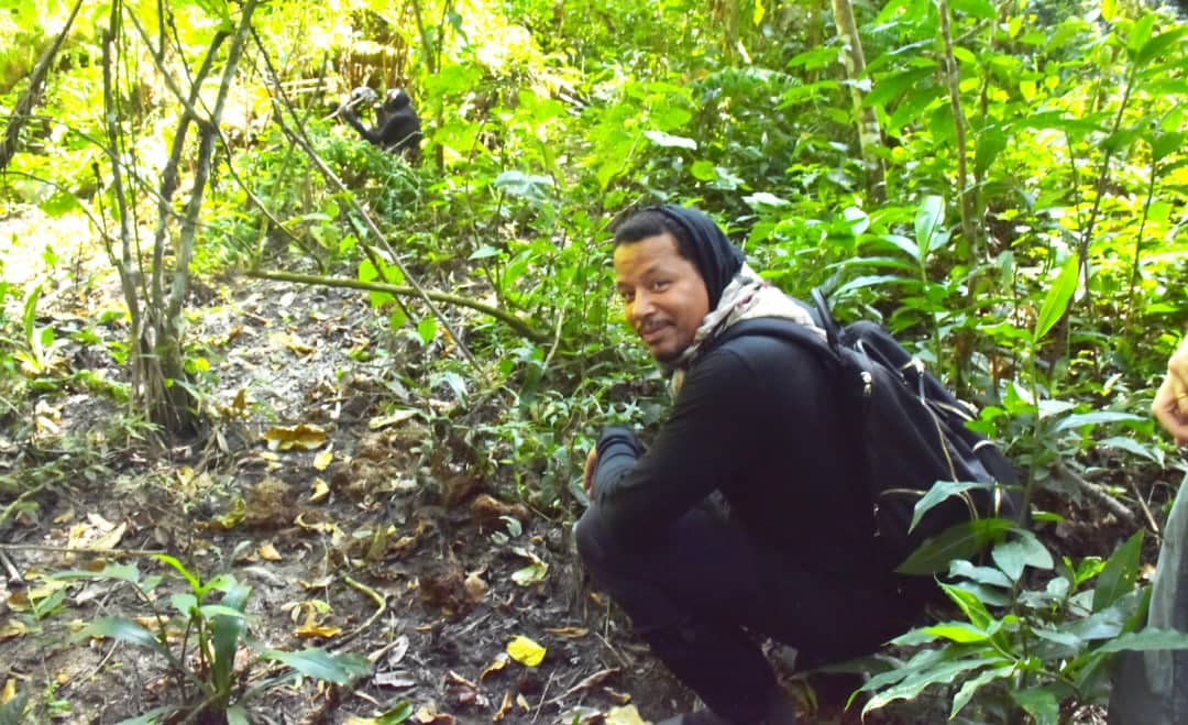 American Actor Terrence Howard Tracks Chimpanzees in Kibale National Park
