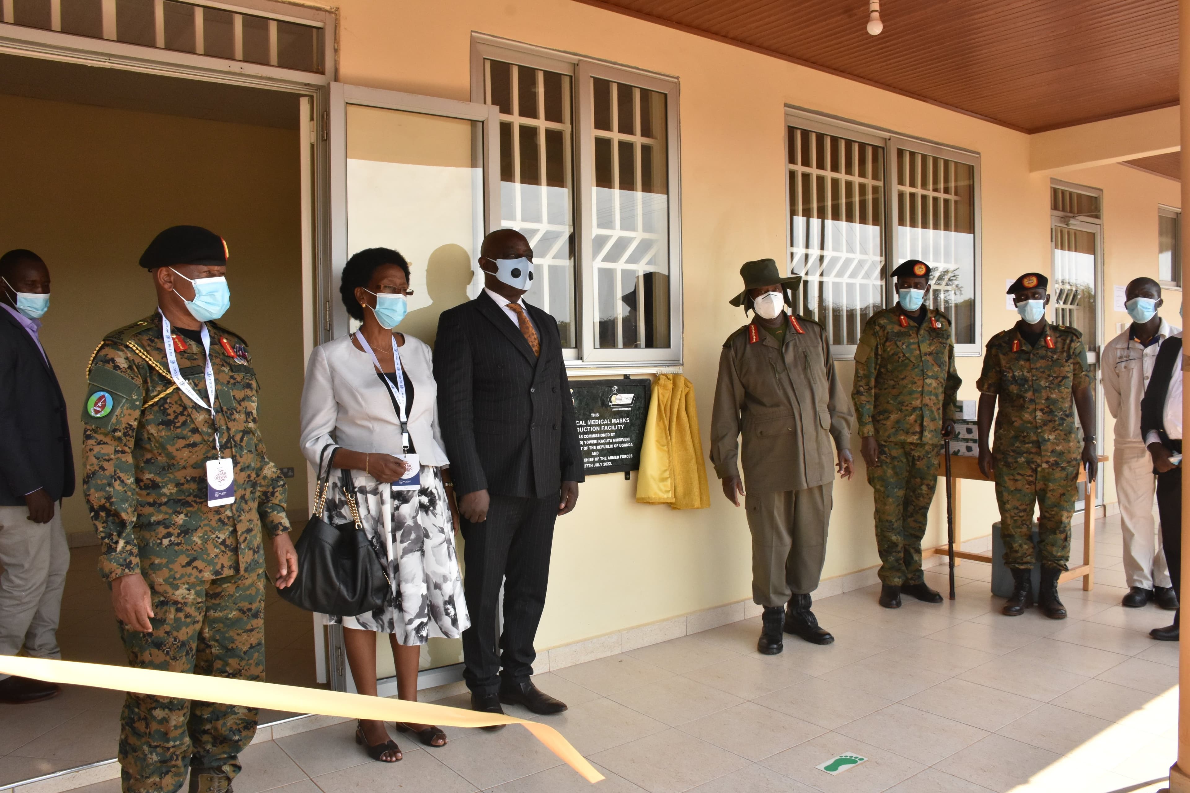 Museveni Commissions Armoured Vehicle Plant in Nakasongola