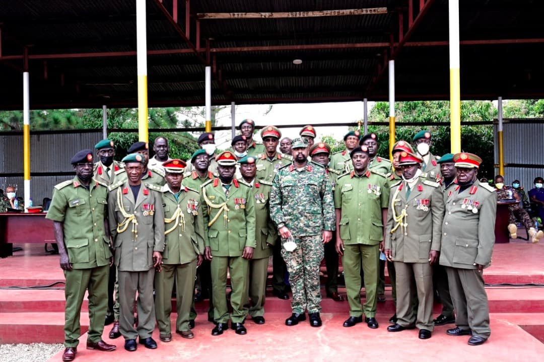 Gen Kainerugaba Highlights Bright Future at Land Forces Retirement Ceremony 