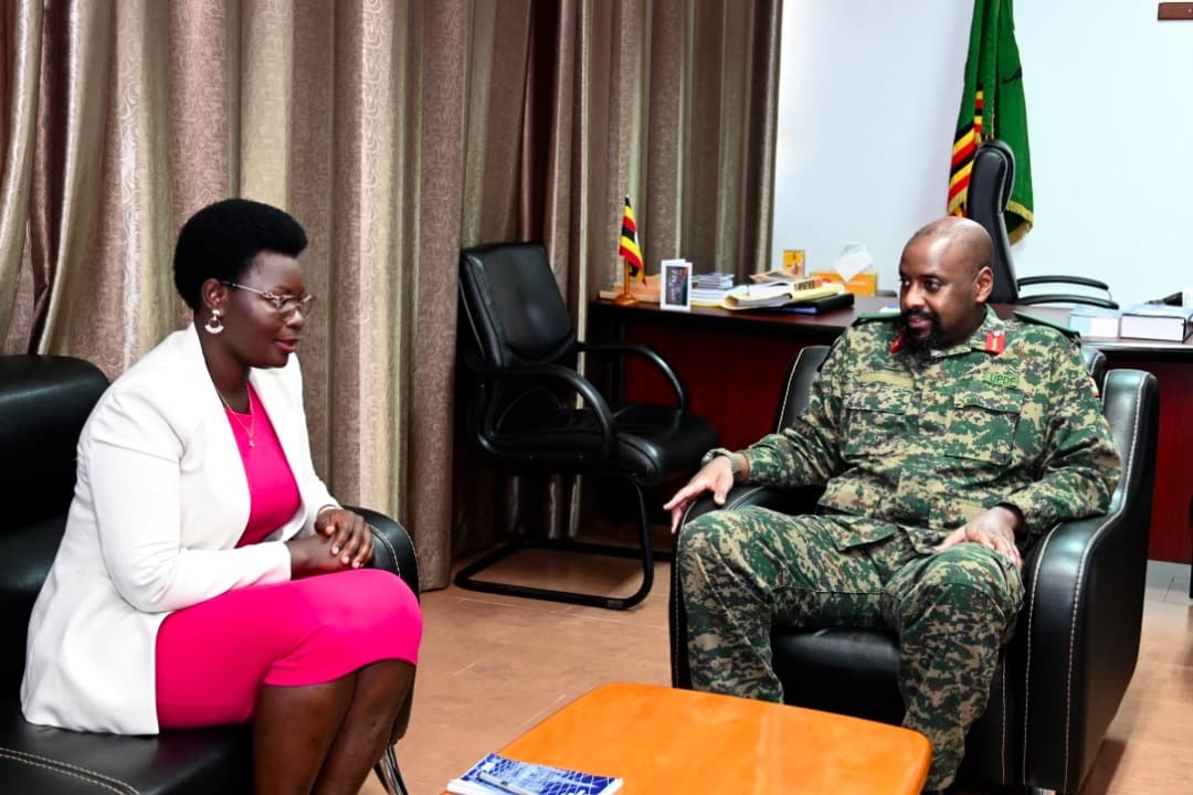 Gen Kainerugaba, Lilian Aber Discuss Kitgum Security Situation 