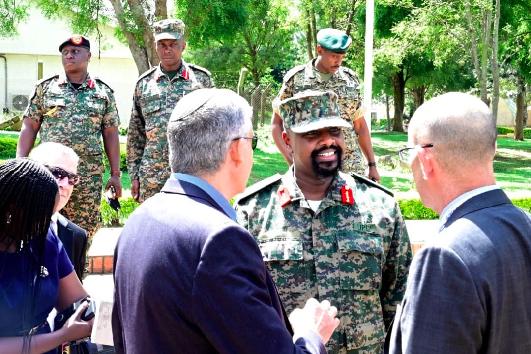 Gen Kainerugaba Discusses Defense Cooperation with Israeli Delegation