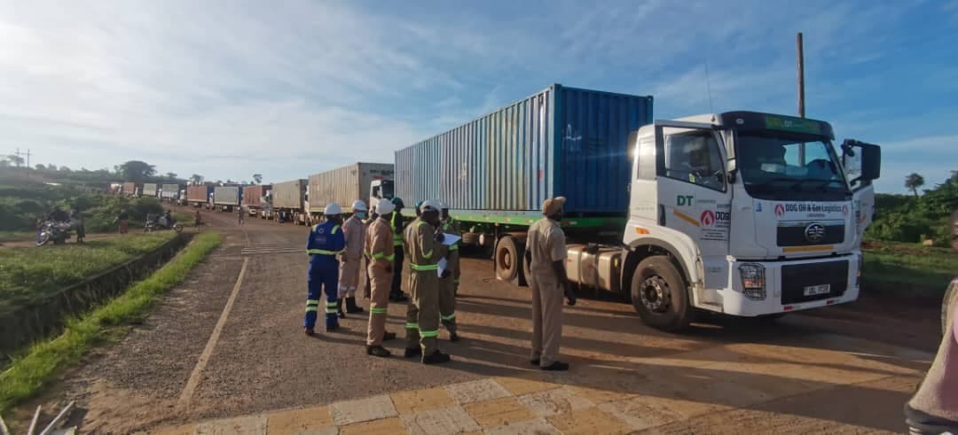 Drilling Rig Equipment Arrives at Kingfisher Oil Fields 