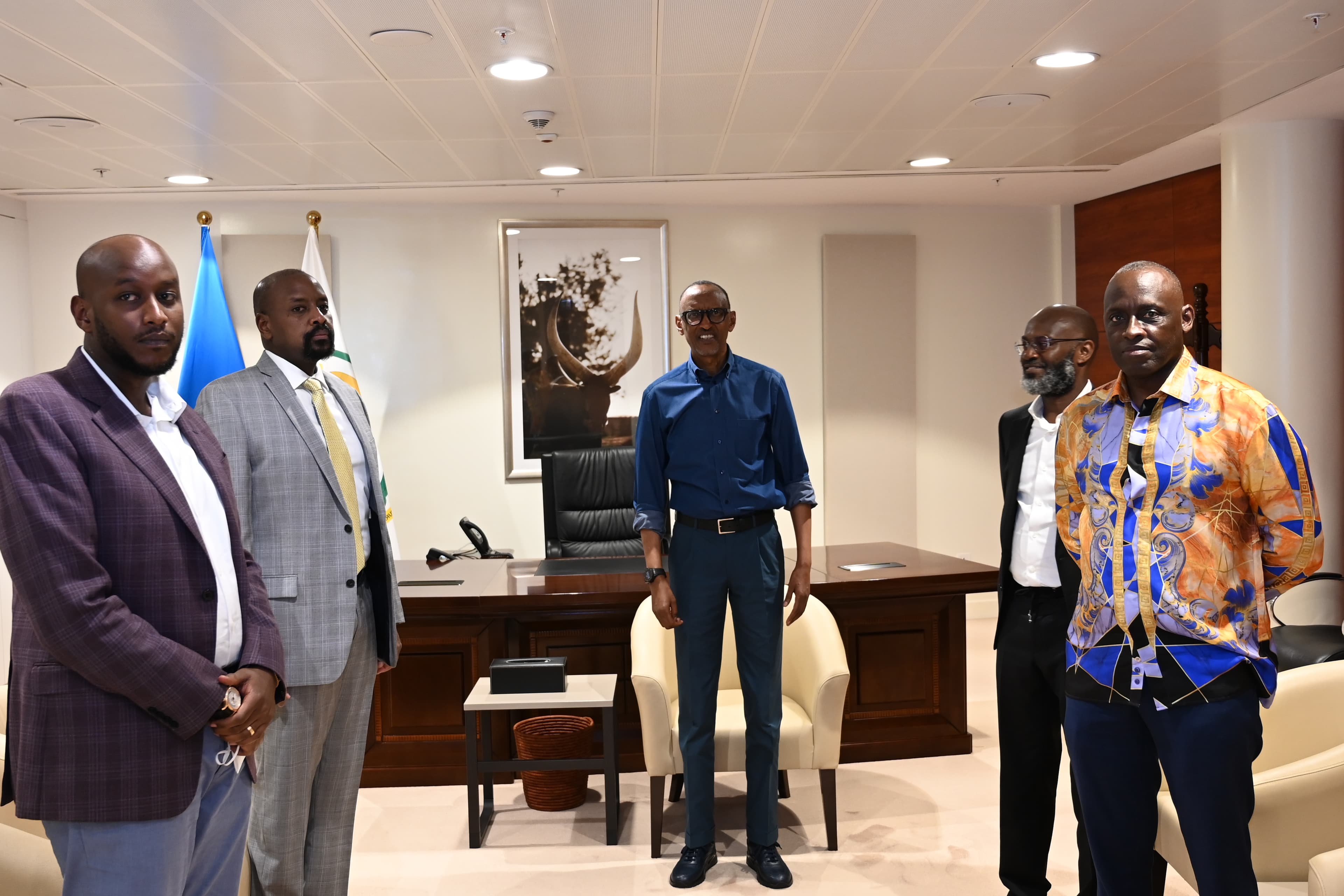 President Kagame Receives Gen Kainerugaba