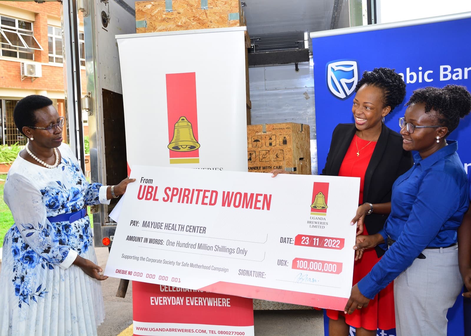 UBL Women Employee Group Donates Shs100m Maternal Health Equipment to Mayuge Health Centre 