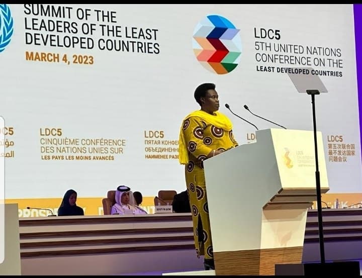 Vice President Alupo in Doha for UN Least Developed Countries Conference