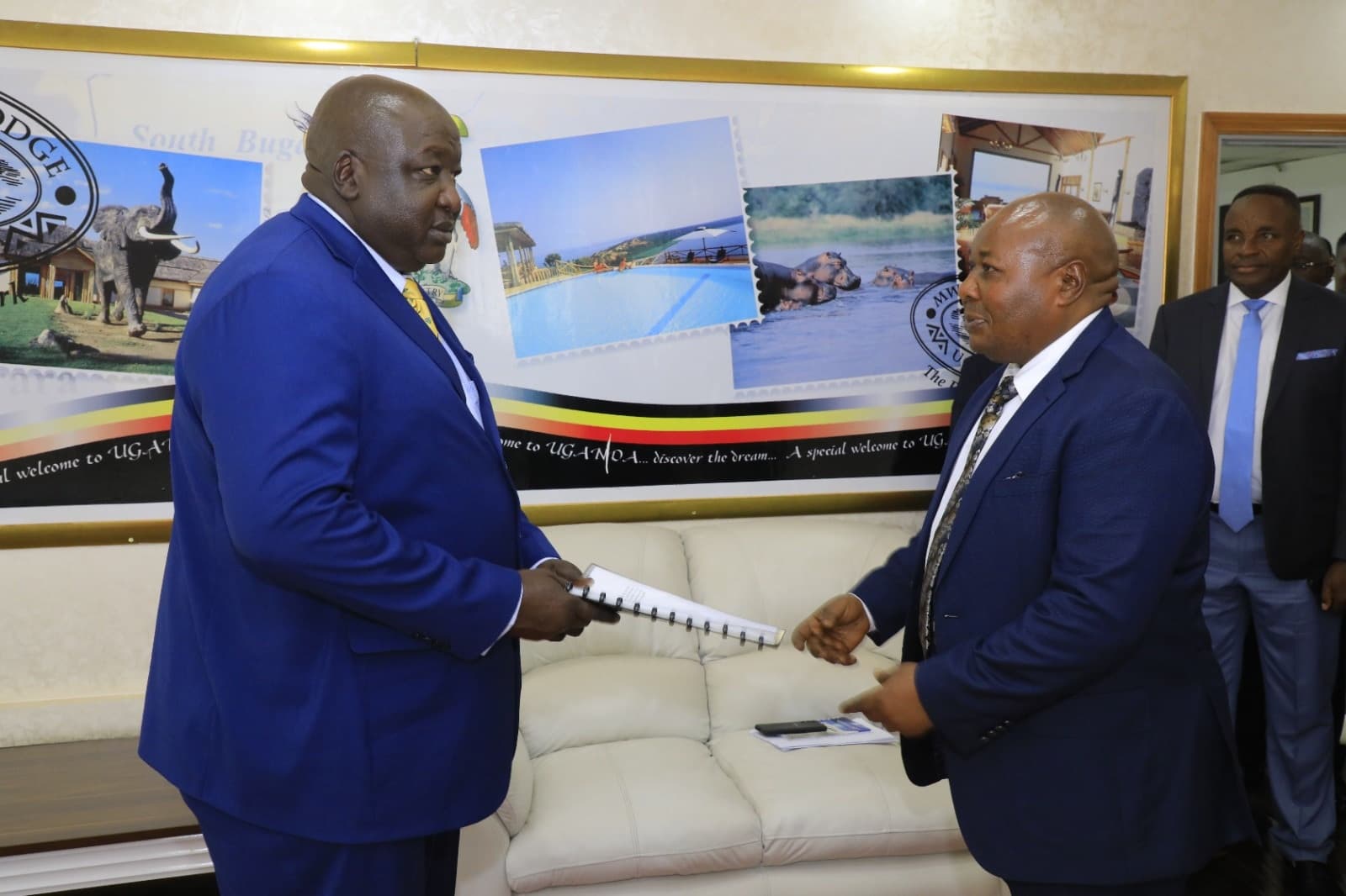 Businessman Godfrey Kirumira Presents Credentials as Namibia's Honorary Consul to Uganda