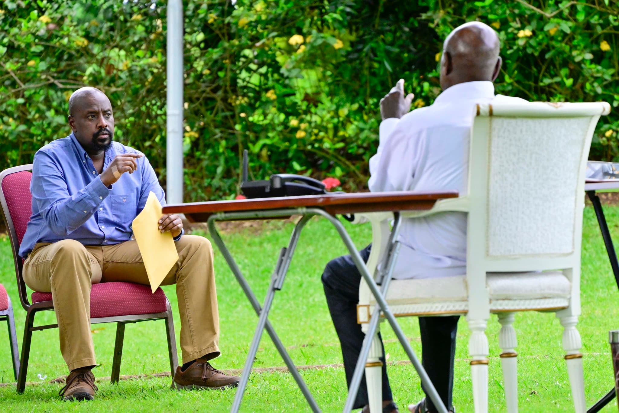 President Museveni Meets MK Movement Leaders