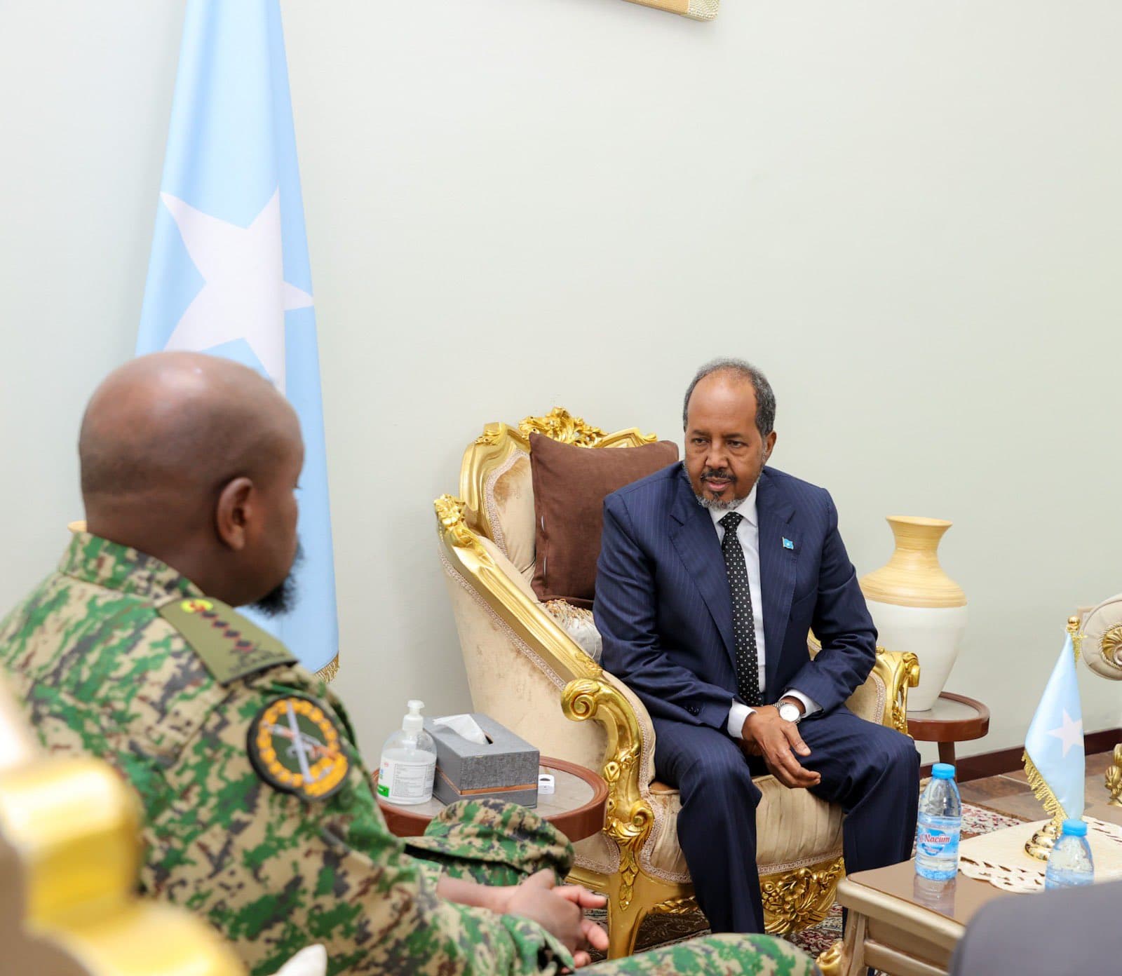 Gen Kainerugaba in Somalia After Alshabaab Attack on UPDF Base