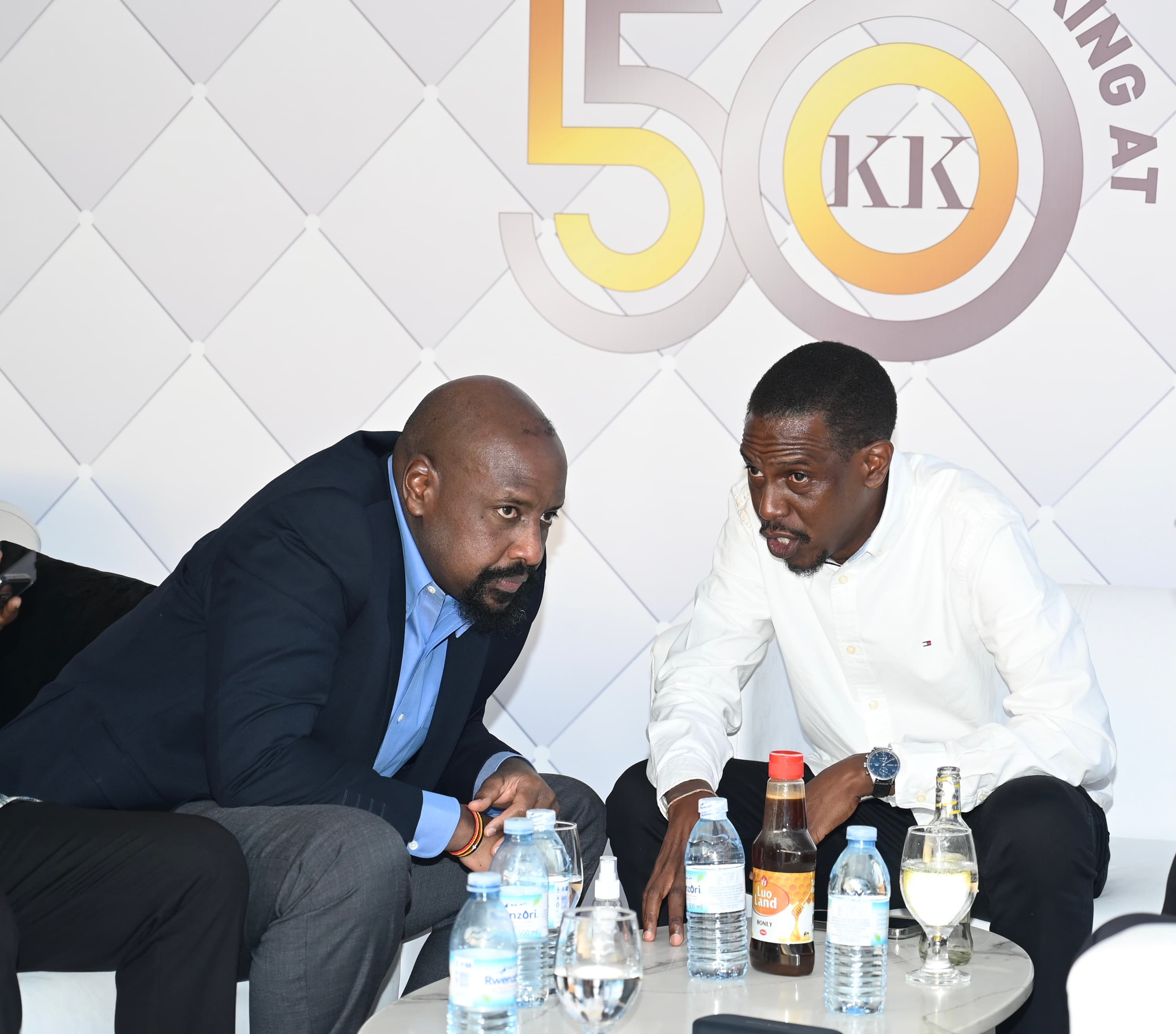 Gen Kainerugaba Graces Kiryowa Kiwanuka’s 50th Birthday Celebration, Praises Him for Loyalty