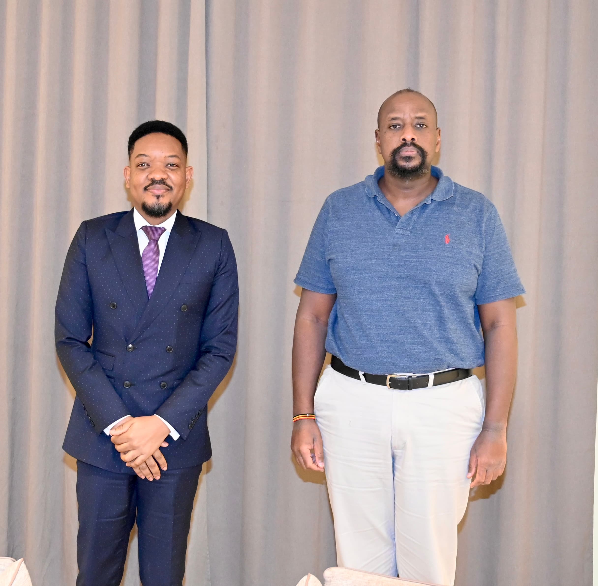 Gen Kainerugaba Hosts Mwalimu Julius Nyerere’s Grandson