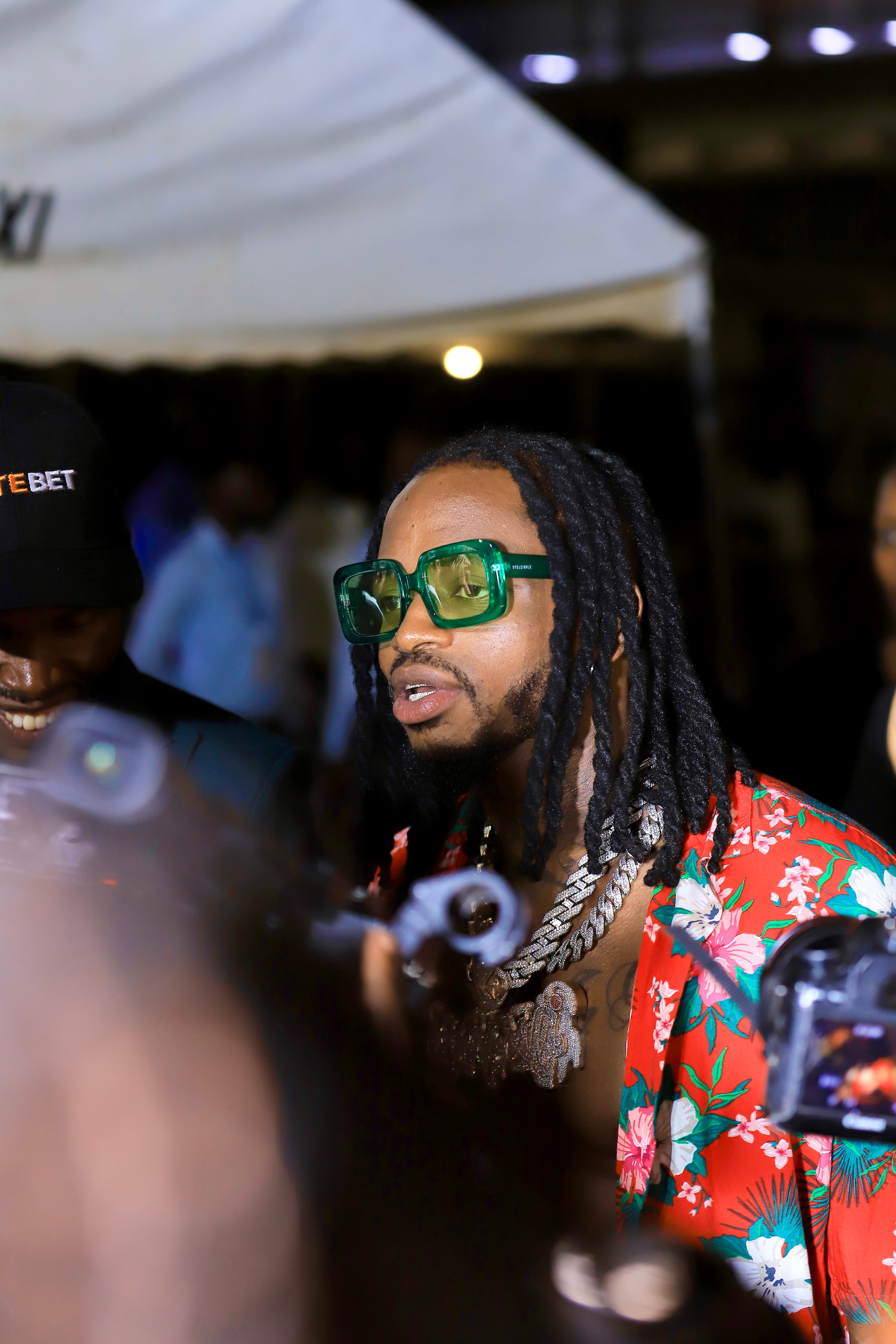 Diamond Platnumz in Kampala ahead of Comedy Store Fundraising Concert