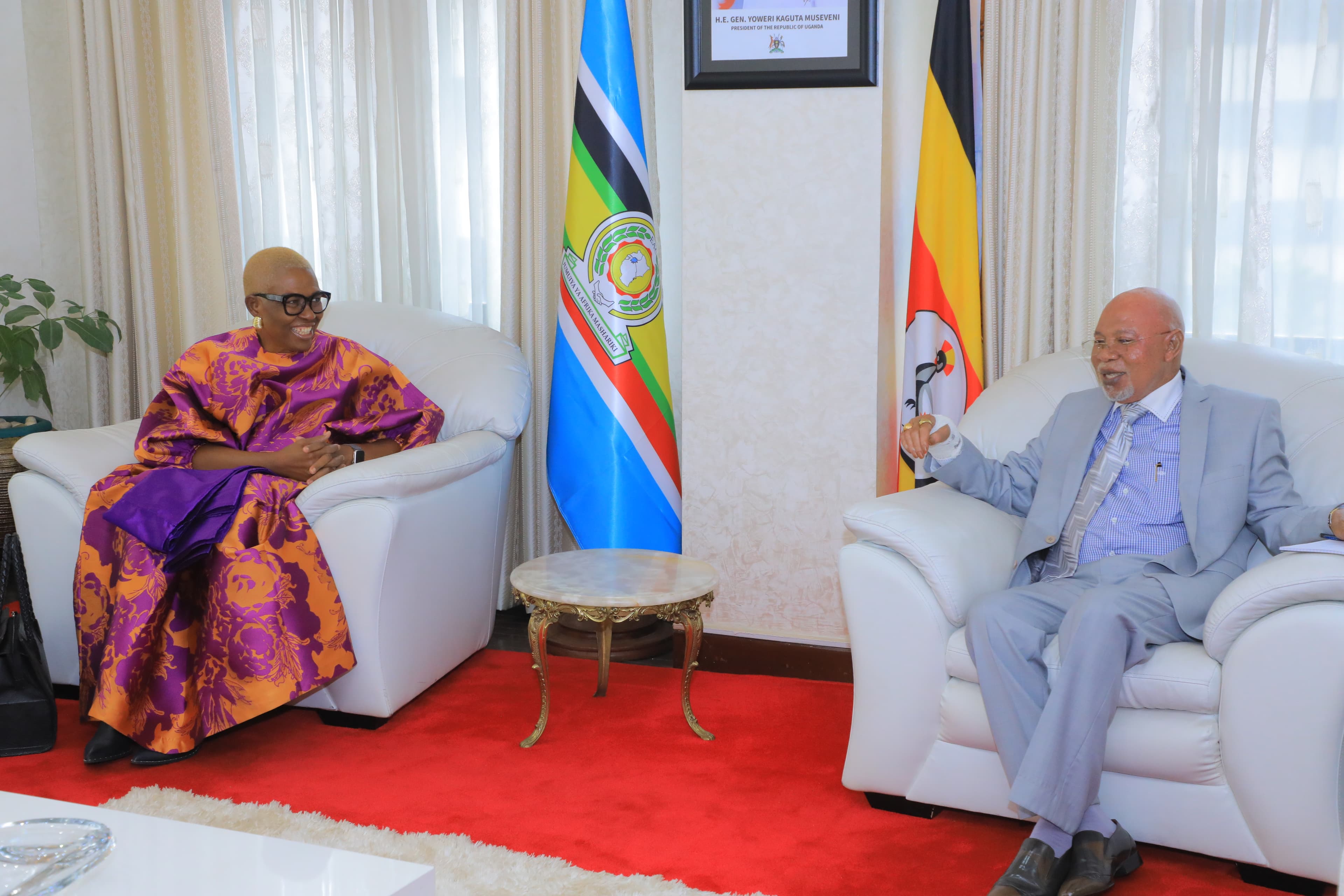 UNDP Resident Representative to Uganda Presents Credentials to Foreign Affairs Minister