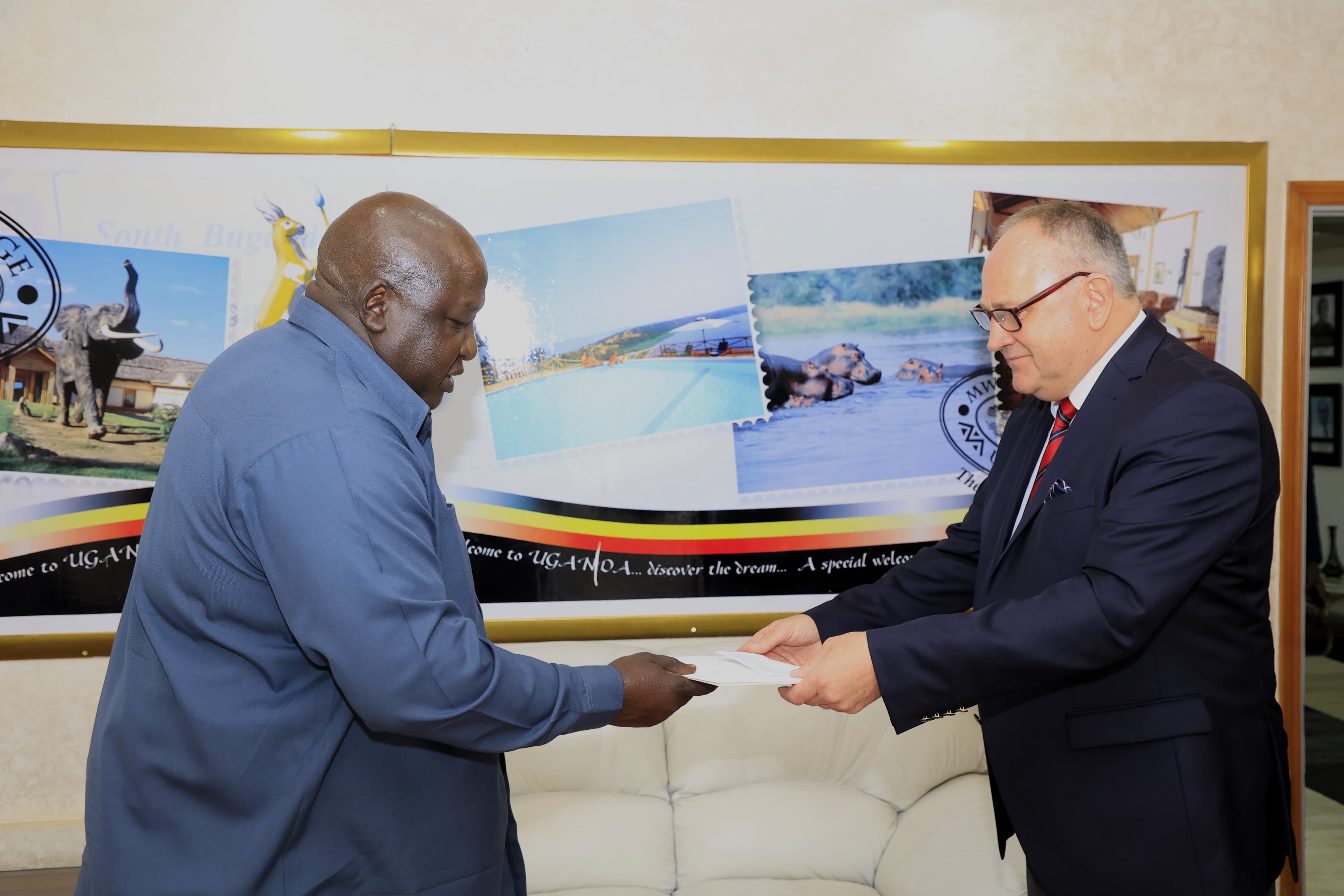 Polish Ambassador to Uganda Presents Credentials to Minister Oryem