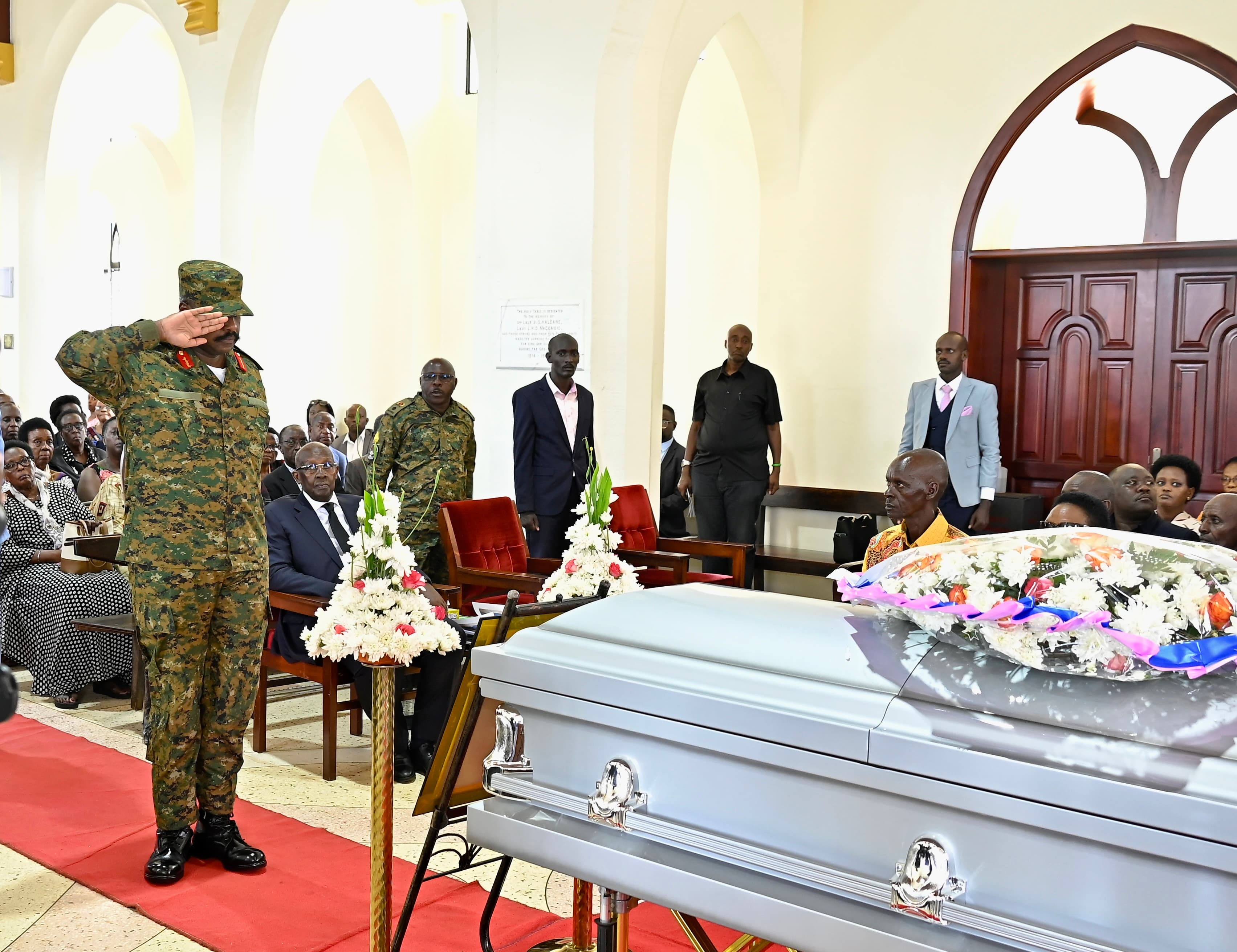 Gen Kainerugaba Pays Tribute to Former NRA Operative Ernest Kakwano