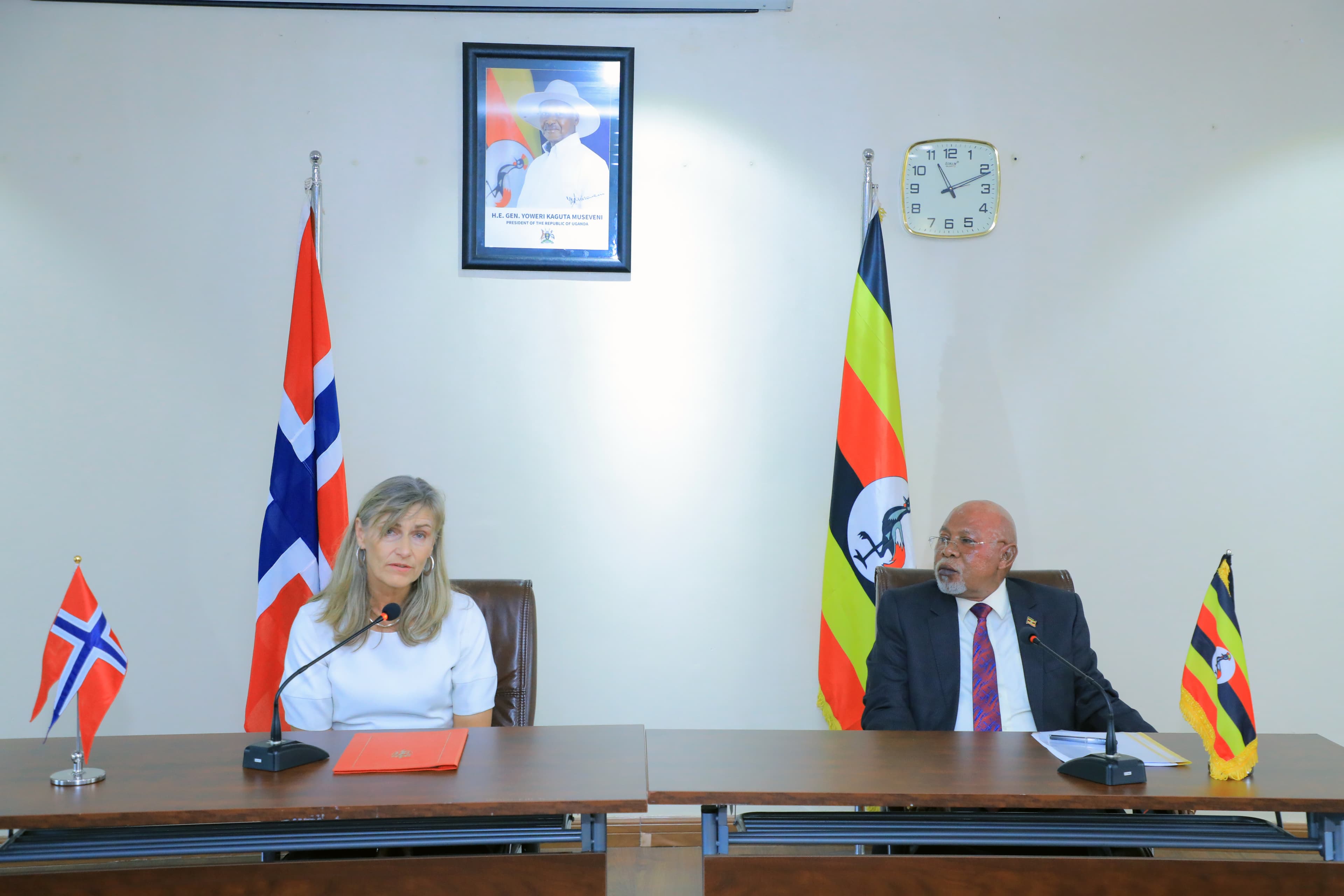 Uganda, Norway Sign MoU to Bolster Political Consultations and Bilateral Relations
