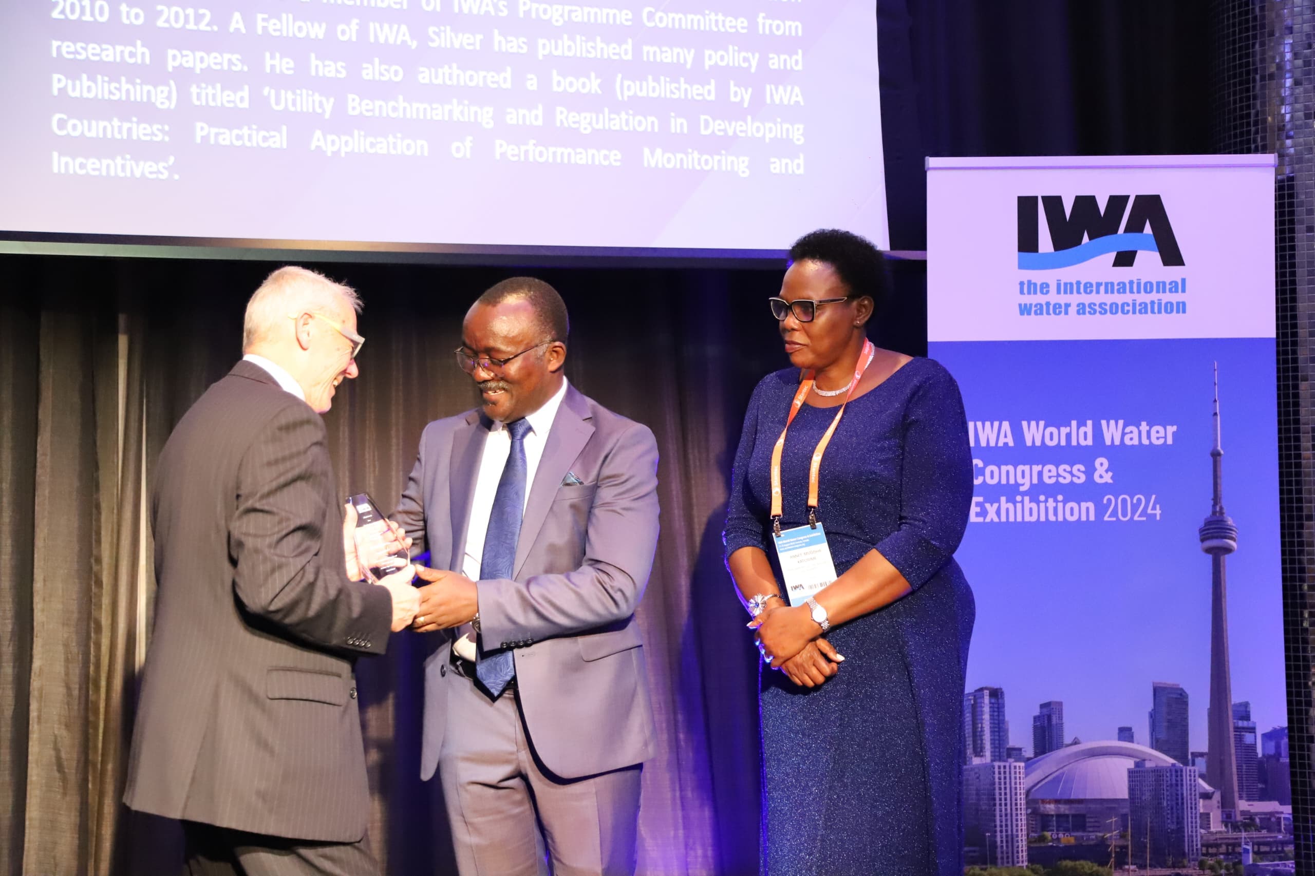 NWSC’s Dr. Eng. Mugisha Wins Prestigious International Award for Water Sector Contributions