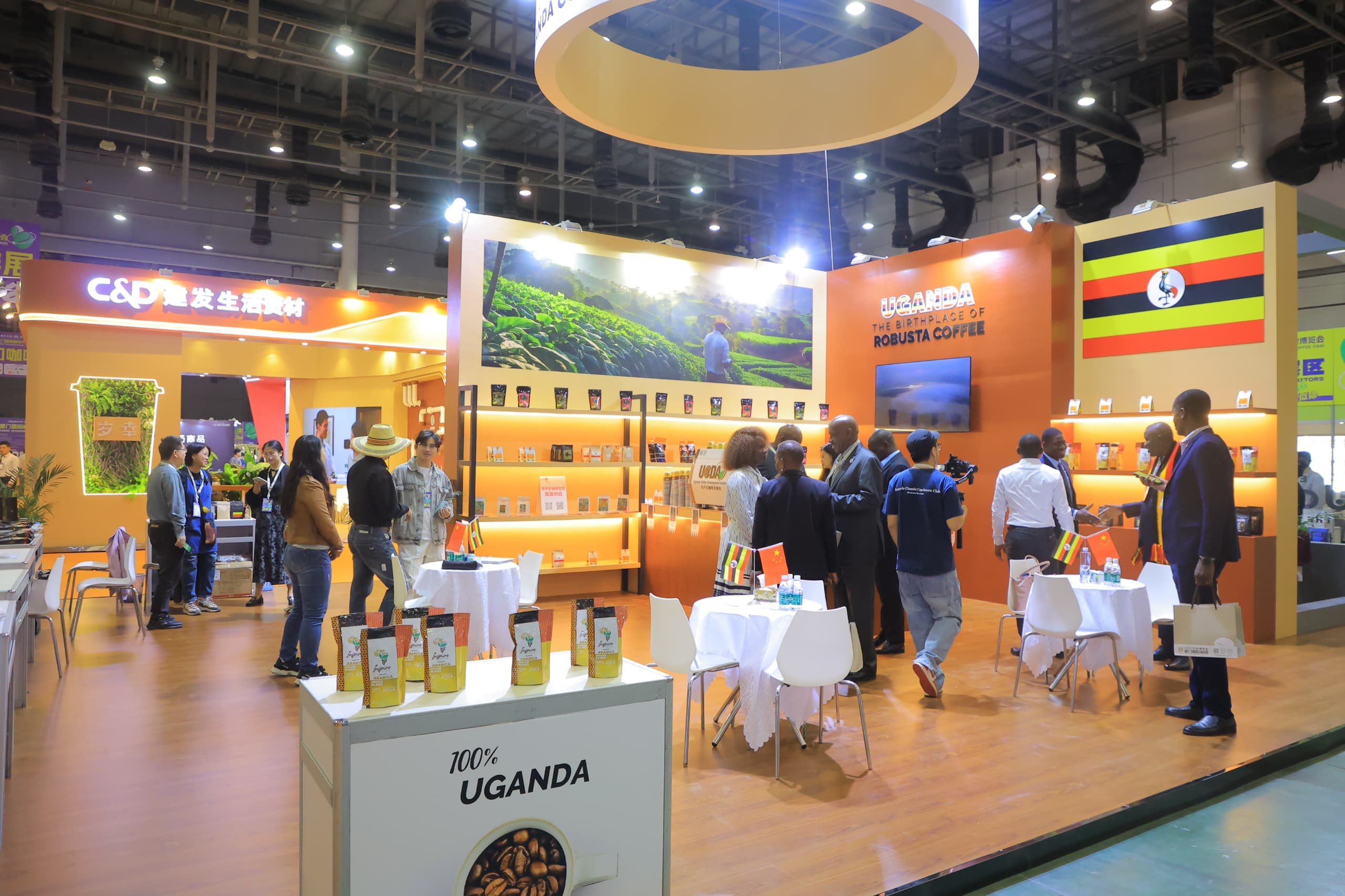 Uganda Missions in China Champion Coffee at Xiamen International Expo