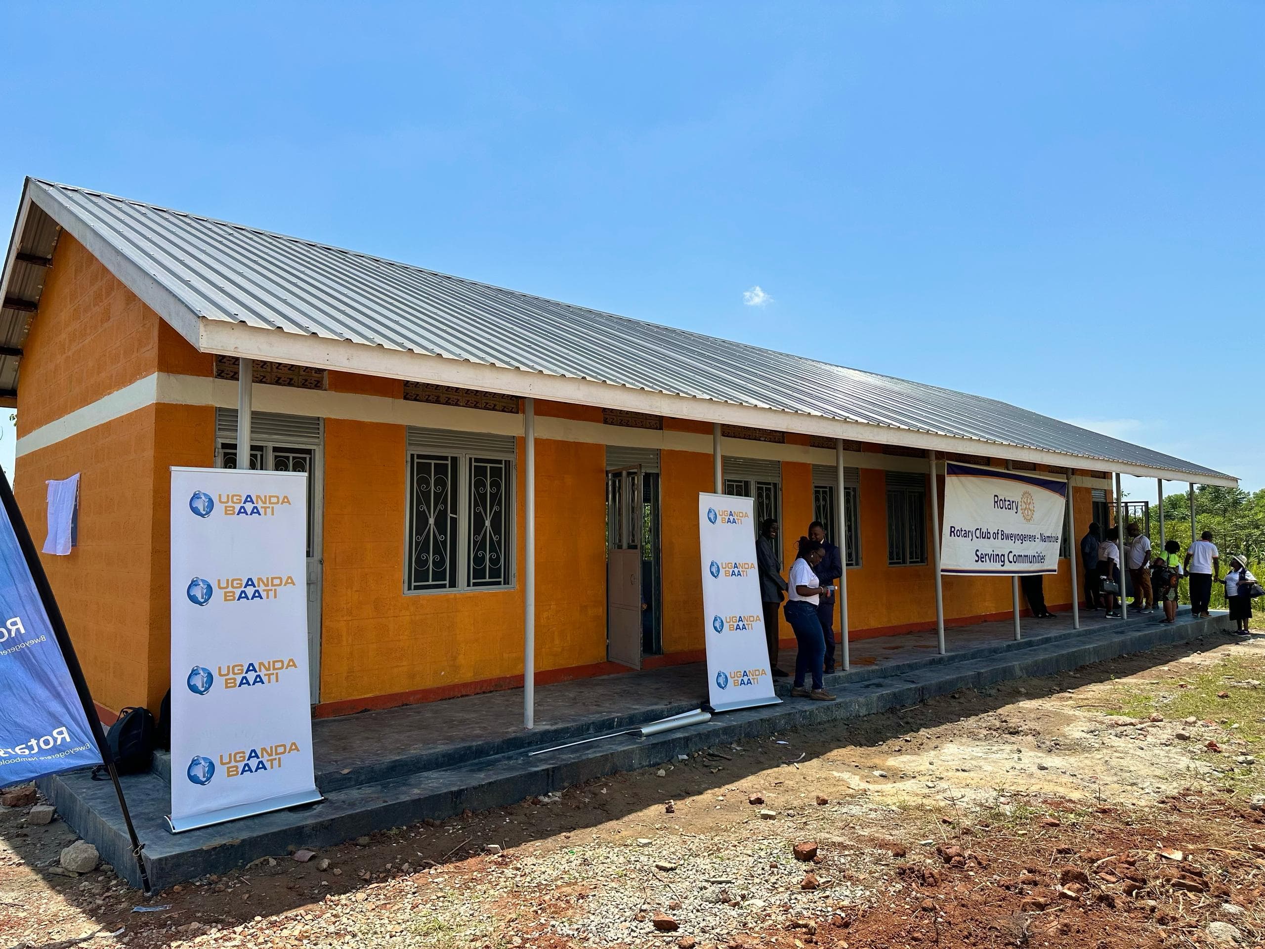 Safal Uganda Baati Roofs New Classroom Block for Primary School in Buikwe